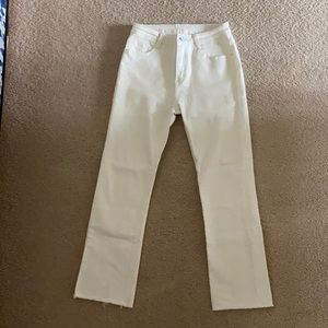Off white jeans. Sz 2